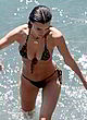 Emily Ratajkowski naked pics - nip slip in leopard bikini
