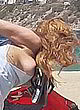 Lindsay Lohan braless, visible boobs, public pics