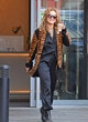 Rita Ora chic in a tiger print jacket pics