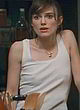 Keira Knightley naked pics - visible nipples in white top