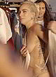 Lady Gaga naked pics - flashing her boob in public