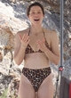 Jessica Biel wore a leopard thong bikini pics