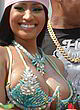 Nicki Minaj visible nipples in public pics
