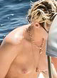 Kristen Stewart naked pics - topless on the yacht, boobs