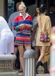Gigi Hadid chic in colorful outfit in ny pics