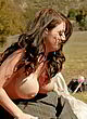 Sophie Dee shows her big boobs outdoor pics