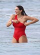 Katharine McPhee wore red swimsuit in hawaii pics