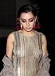 Charli XCX see-through to tits in dress pics