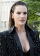 Alessandra Ambrosio busty in all-black outfit pics