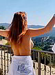 Bella Thorne naked pics - shows her boobs in italy