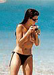 Penelope Cruz naked pics - topless on the beach, 1999