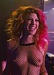 Marisa Tomei visible tits in fishnet top pics