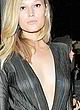 Toni Garrn naked pics - arriving in a sheer outfit