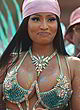 Nicki Minaj wardrobe malfunction, breast pics