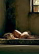 Adria Arjona lying and shows her nude body pics