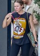 Kristen Bell rocking a black punk t-shirt pics