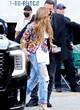 Jennifer Lopez chic in jeans and skirt in ny pics