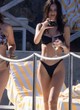 Emily Ratajkowski fantastic in a black bikini pics