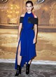 Emma Watson naked pics - wore blue dress at a photocall