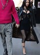 Megan Fox figure-hugging black dress pics
