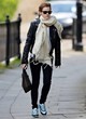 Emma Watson naked pics - leather jacket, black jeans