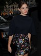 Emma Watson naked pics - shows legs in floral miniskirt