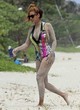 Beyonce naked pics - nip slip on a beach in hawaii