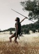 Naomi Campbell naked pics - topless in sawanna