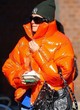 Dua Lipa wore orange jacket after gym pics