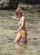 Emma Watson naked pics - topless exploring beach