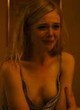 Elle Fanning naked pics - almost exposes her tits