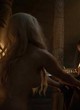 Emilia Clarke naked pics - shows side-boob and ass