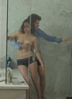 Rosa Salazar topless in bathroom scene pics