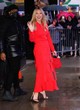 Hilary Duff posing in red dress pics