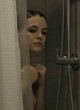 Riley Keough naked pics - flashes small tits in shower