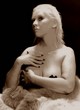 Christina Aguilera naked pics - posed topless in photoshoot