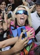 Miley Cyrus greets fans in argentina pics