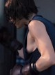 Katherine Moennig naked pics - braless boxing, shows tits