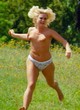 Ellie Church topless in public pics