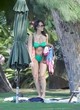 Jessica Alba stuns in a green bikini pics