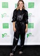 Kristen Bell stuns in a leather jumpsuit pics