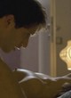 Rebecca Blumhagen shows tits in romantic scene pics