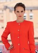 Natalie Portman red mini skirt and blazer pics