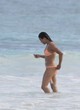 Michelle Rodriguez stuns in sporty peach bikini pics