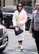 Katy Perry chic in white wool coat pics