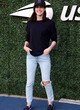 Alexandra Daddario posing in casual outfit pics