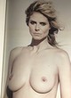 Heidi Klum naked pics - posing totally naked for book