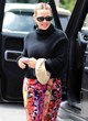 Hilary Duff floral skirt and sweater pics