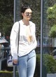 Kendall Jenner braless, visible sexy boobs pics