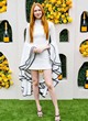 Karen Gillan stuns in white mini dress pics